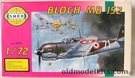 SMER 1/72 Bloch MB 152 plastic model kit